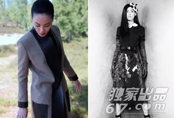 王菲张柏芝私搭街拍PK