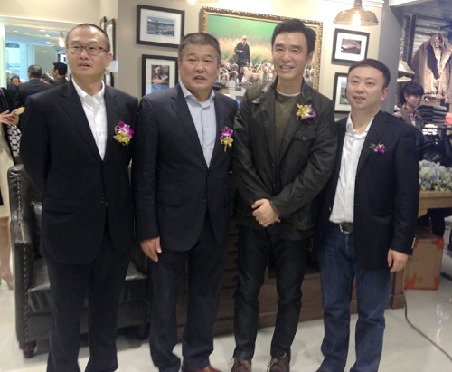 钟镇涛助阵青岛海航Barbour等高端男装品牌