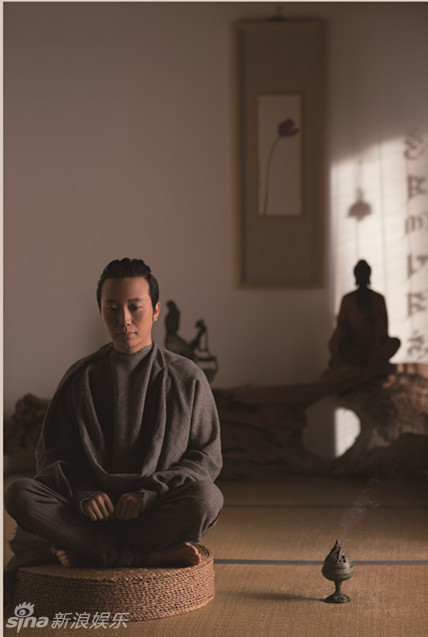 李玉刚禅意写真曝光 新造型显宁静韵味 