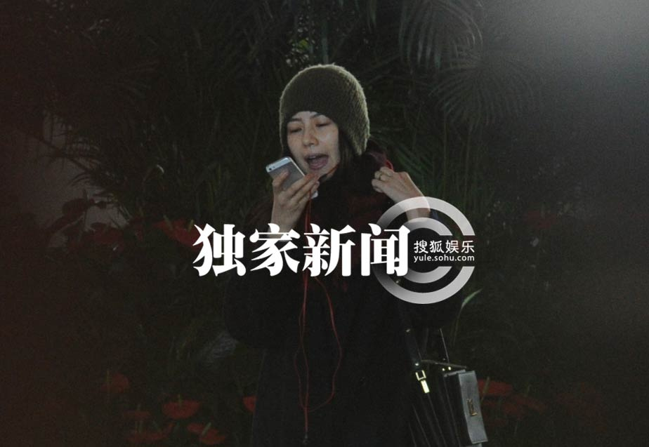 高圆圆新婚后撇赵又廷 寒风中聊天美丽冻人