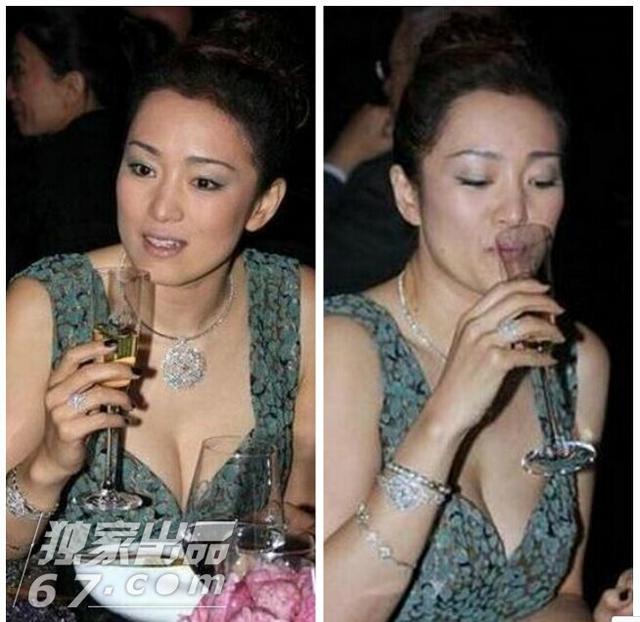 女星豪饮照PK：范冰冰张柏芝吹瓶 王菲捧巨杯显呆萌