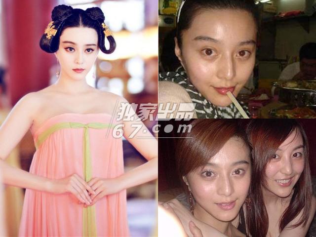 《武媚娘传奇》女星惊悚素颜照PK：张馨予脸黄超周海媚