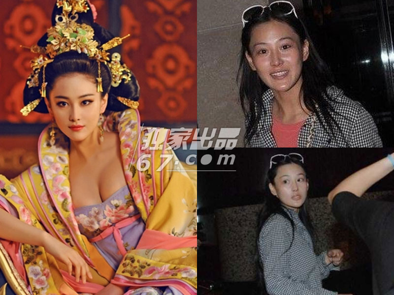 《武媚娘传奇》女星惊悚素颜照PK：张馨予脸黄超周海媚
