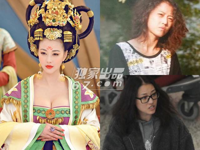 《武媚娘传奇》女星惊悚素颜照PK：张馨予脸黄超周海媚