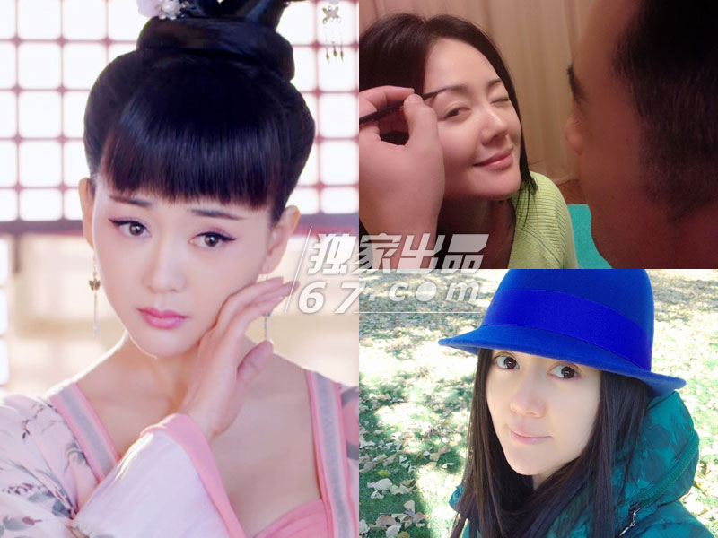 《武媚娘传奇》女星惊悚素颜照PK：张馨予脸黄超周海媚