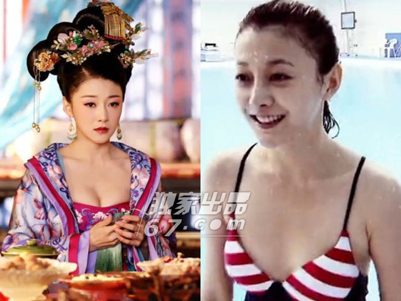 《武媚娘传奇》女星惊悚素颜照PK：张馨予脸黄超周海媚