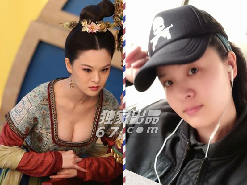 《武媚娘传奇》女星惊悚素颜照PK：张馨予脸黄超周海媚