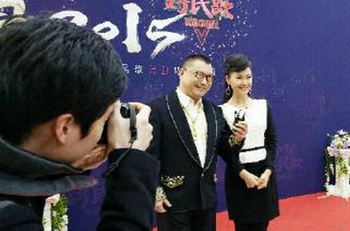 2014年12月23日 尹相杰和于文华一起参加《中华好民歌》元旦特别节目录制