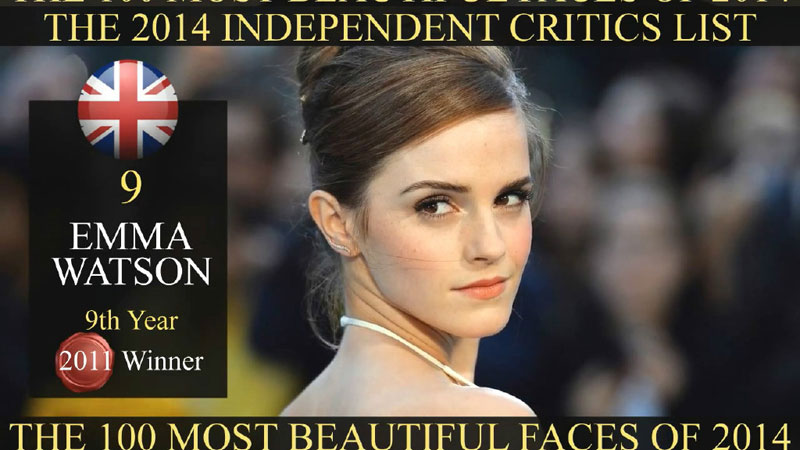 图揭2014全球最美脸蛋：韩女星夺冠 刘亦菲艳压范冰冰