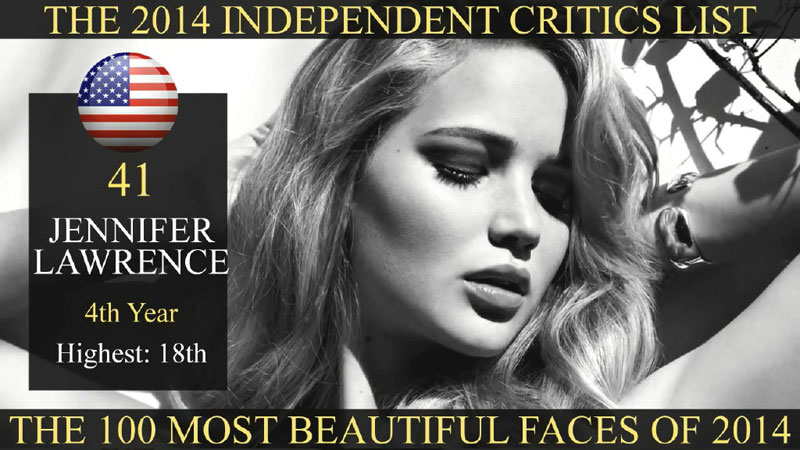 图揭2014全球最美脸蛋：韩女星夺冠 刘亦菲艳压范冰冰