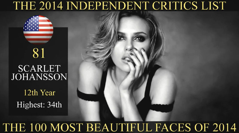 图揭2014全球最美脸蛋：韩女星夺冠 刘亦菲艳压范冰冰