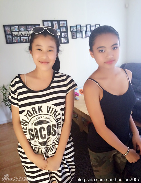 杨子12岁女儿近照清丽秀美 略显早熟
