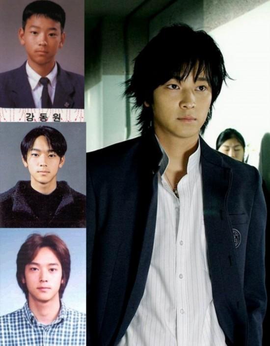 图揭韩国男神容貌进化论：金宇彬幼年照难辨认