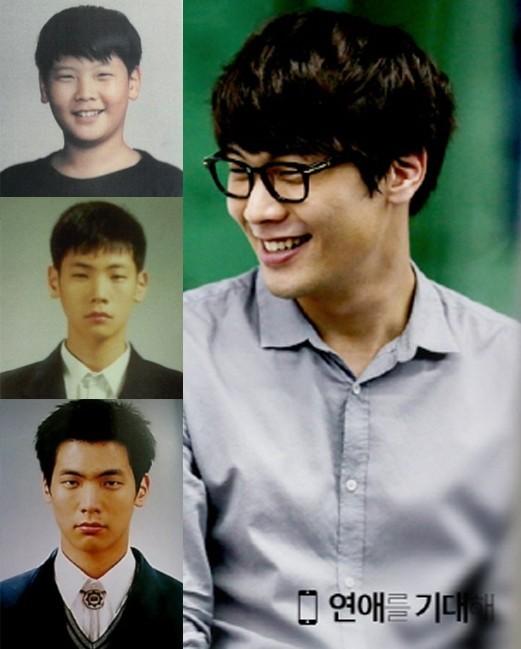 图揭韩国男神容貌进化论：金宇彬幼年照难辨认