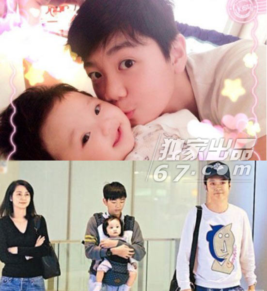 娱乐圈重组的五好文明家庭：洪欣儿子与继父哥俩好