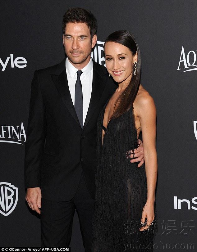 MaggieQ携男友亮相 秀美背身材火辣