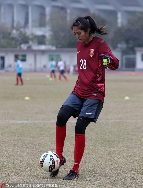 女足美女门将赵丽娜走红