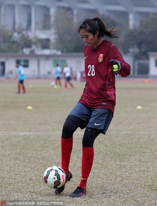 女足美女门将赵丽娜走红