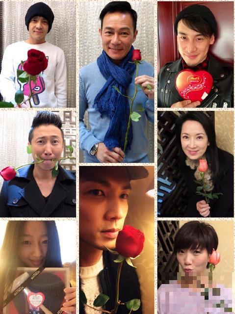 明星的情人节：大S舔老公耳朵 龚琳娜晒床照