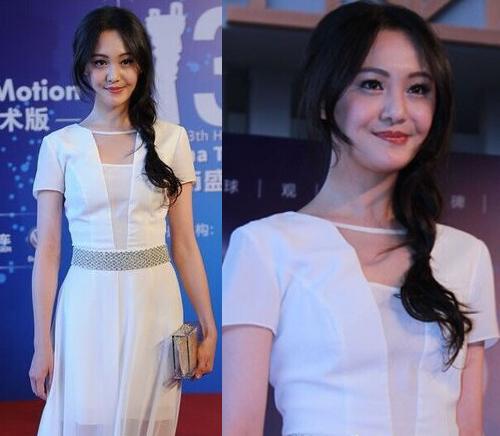 郑爽华鼎奖红毯