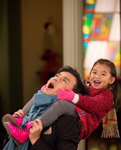 蔡少芬老公和女儿