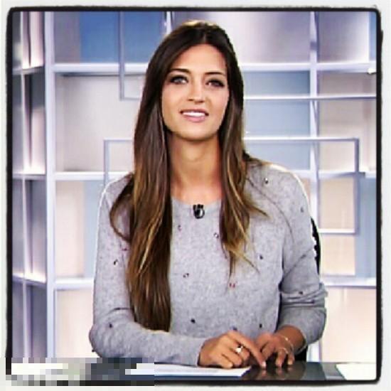 卡西的女友主持人Sara Carbonero