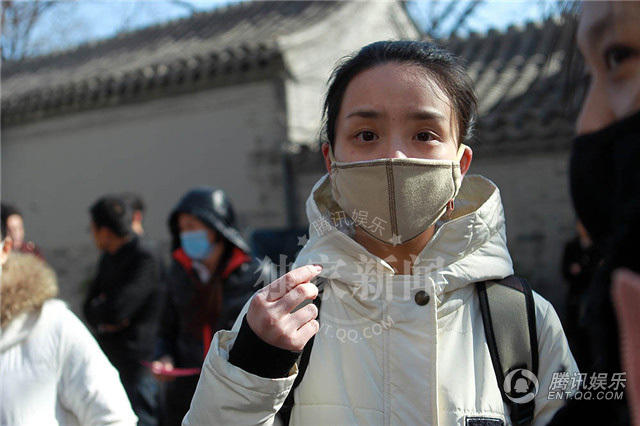 参加中戏艺考的学生