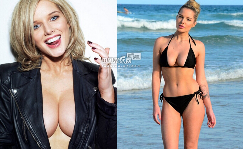 波涛汹涌！外媒评选全球十大美胸 抖奶超模水果姐上榜