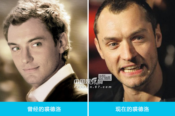 男神请慢点变老！图揭男明星当年“美男”来年“变残”
