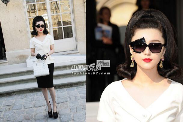 怎么打扮都女神！回顾范冰冰时装周经典造型