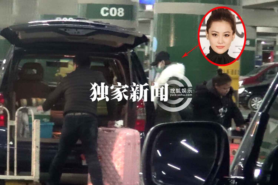 张馨予穿超大毛领装回京 秒变爱斯基摩人