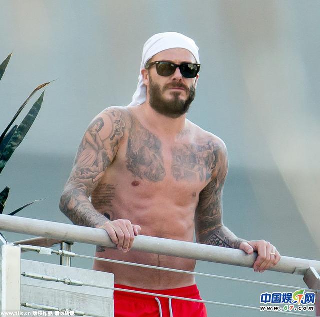 贝克汉姆发福遭小七“嘲笑”