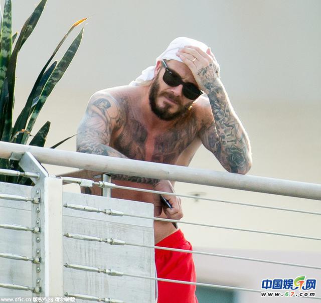 贝克汉姆发福遭小七“嘲笑”