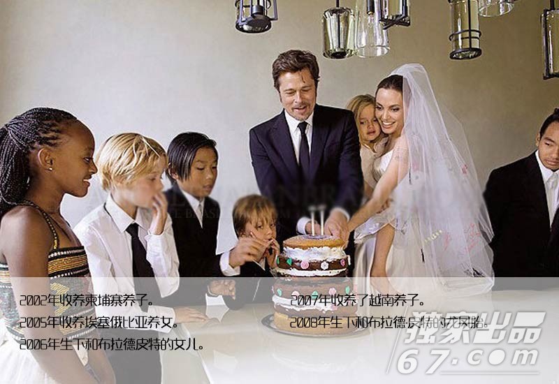 揭朱莉皮特小联合国：35张图看与养子亲子关系