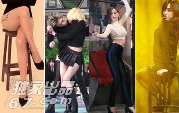 韩女团性感MV比拼：秀智大秀身材 泫雅床戏惹火