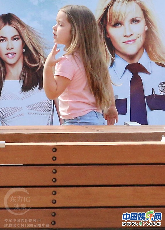 贝克汉姆与小七亲密互动