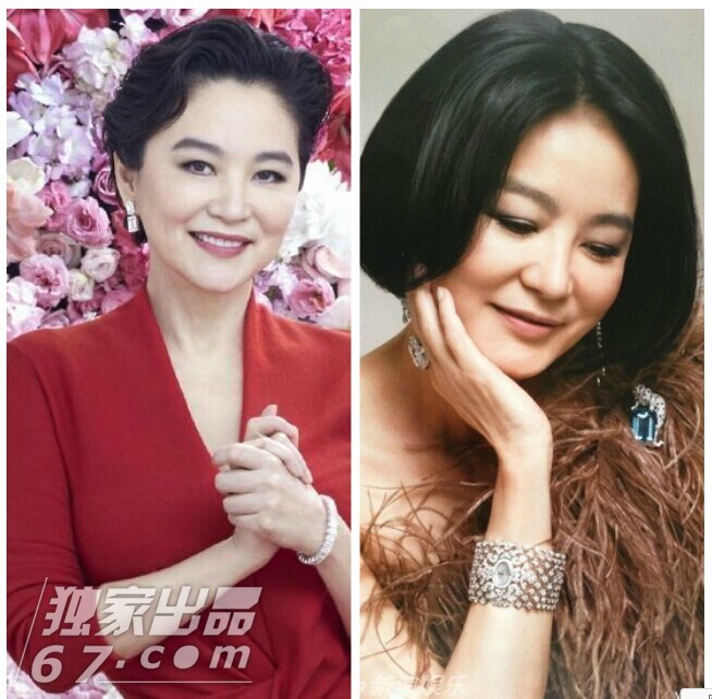 年过五十女神PK：林青霞气质依旧