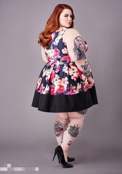 美国226斤胖女孩签约模特圆时尚梦