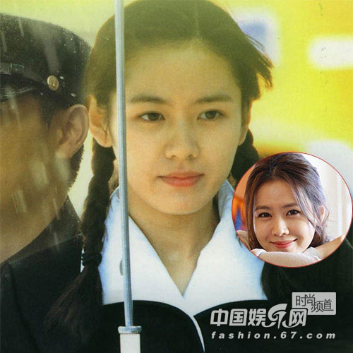 韩国美女明星今昔对比