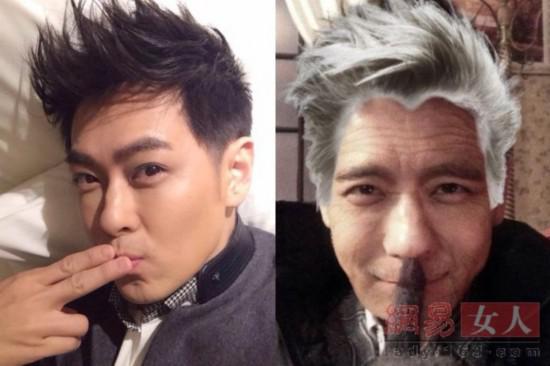 邓超范冰冰亲密合影逗比封神 明星老年妆雷倒一片