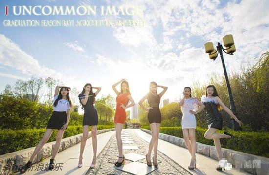 高校”女神帮“毕业照惊艳 平均身高1米7 高校”女神帮“毕业照惊艳 平均身高1米7