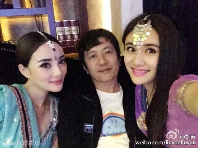 甘薇生日派对 印度风女星惊艳亮相