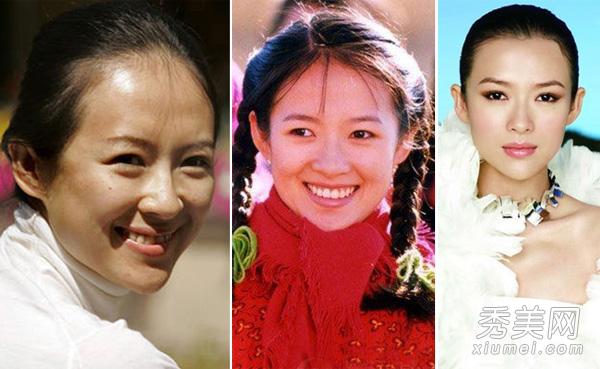 章子怡出道时的旧照