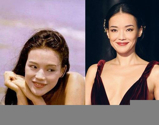 舒淇今昔对比照：