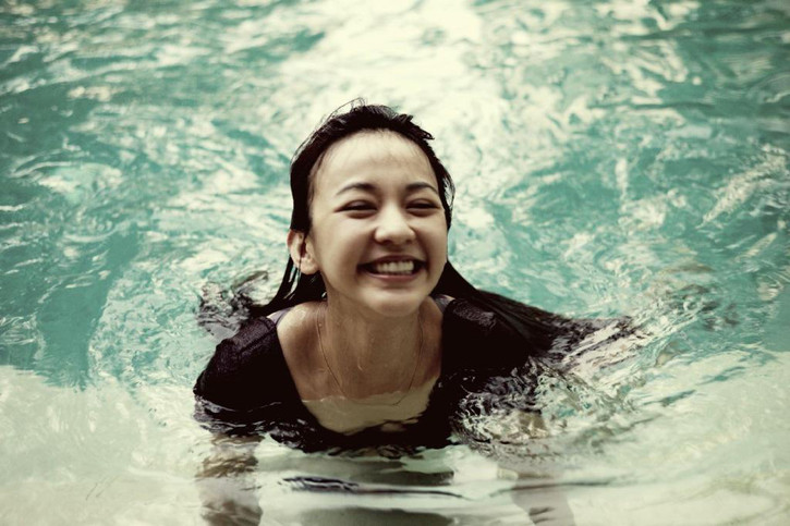 素颜未PS+好身材=真女神