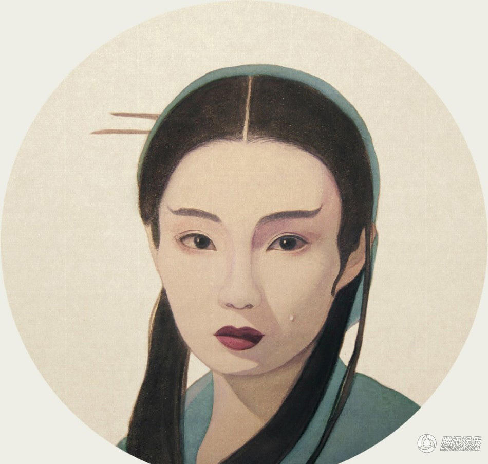 香港电影十二钗小像曝光 旧时光美人眉眼如画