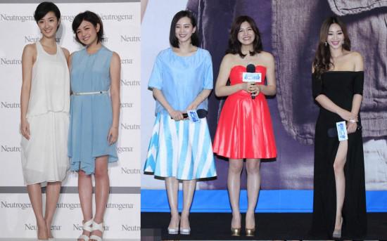 女神合影必有一丑