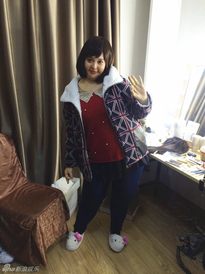 唐嫣曝光胖妞照 倒模花絮秒变木乃伊