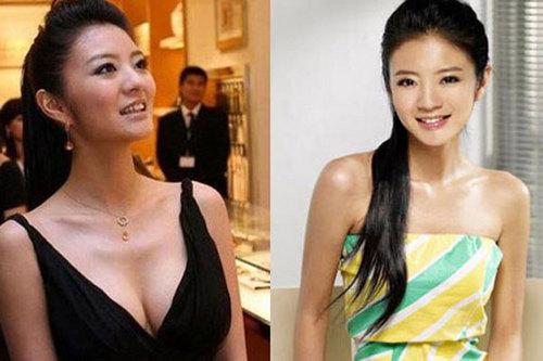 女星事业线伸缩功力PK 杨幂胸器缩水似飞机场 女星事业线伸缩功力PK 杨幂胸器缩水似飞机场