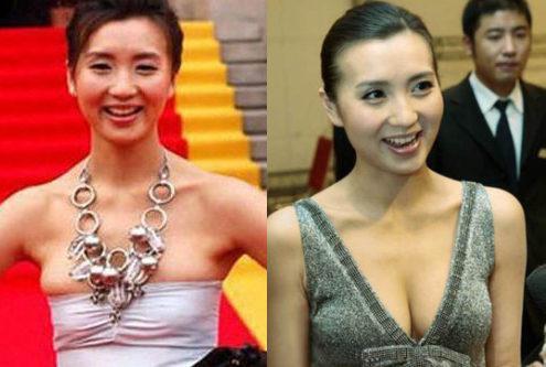 女星事业线伸缩功力PK 杨幂胸器缩水似飞机场 女星事业线伸缩功力PK 杨幂胸器缩水似飞机场
